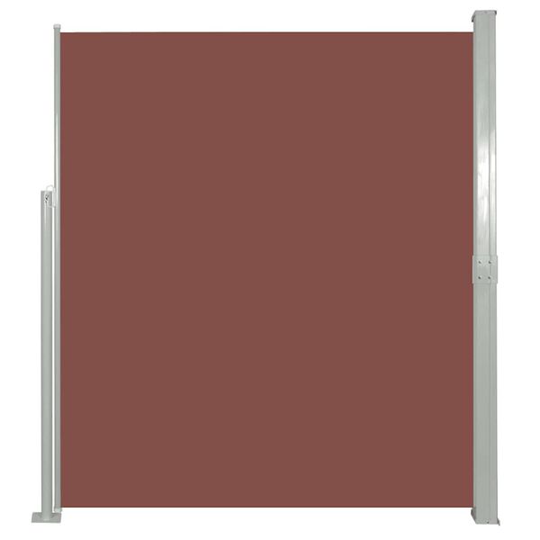 vidaXL Patio Retractable Side Awning 170x300 cm Brown
