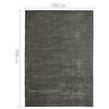 vidaXL Rug Washable Foldable Taupe 200x300 cm Polyester