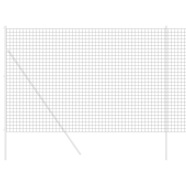 vidaXL Euro Fence Grey 1.5 x 10 m PVC-coated iron