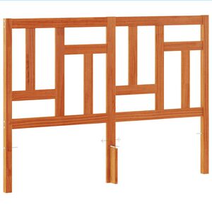 vidaXL Headboard Wax Brown 135 cm Solid Wood Pine