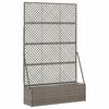vidaXL Planter Grey 105 x 30 x 170 cm Metal