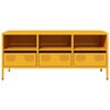 vidaXL TV Cabinet Mustard Yellow 101.5x39x43.5 cm Cold-rolled Steel