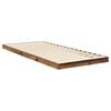 vidaXL Floor Bed Frame Old Wood 75 x 190 cm Engineered Wood