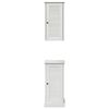vidaXL Bathroom Furniture Set VIGO 2 pcs White and Antique White