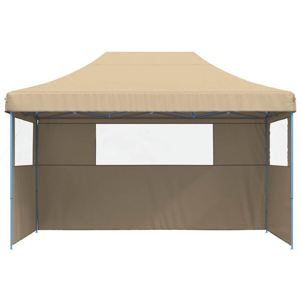 vidaXL Party Tent Folding Beige 292 x 440 x 315 cm Oxford Fabric