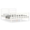 vidaXL Bed Frame without Mattress White 160x200 cm Solid Wood Pine
