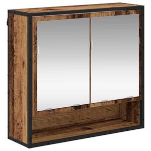 vidaXL Wall Shelf with Shelf Wall-mounted Old Wood 65 x 20 x 60 cm