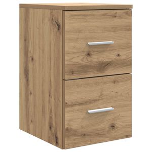 vidaXL Bathroom Cabinet In-between Artisan Oak 30 x 35 x 50 cm