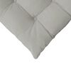 vidaXL Seat Cushions 4 pcs Light Grey 40 x 40 x 6 cm Microfibre