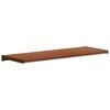vidaXL Window Sill Brown Wood 80 x 35 x 4.5 cm PVC