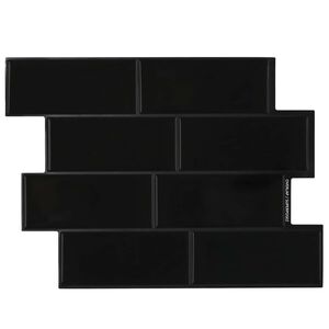 vidaXL Decorative Stickers 10 pcs Black 29 x 21 cm