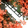  vidaXL Artificial Maple Leaf Fence 6 pcs Light Red 40x60 cm