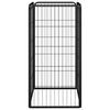 vidaXL Dog Playpen 4 Panels Black 50x100 cm Powder-coated Steel