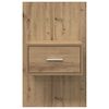 vidaXL Bedside Cabinet with Drawer 2 pcs Artisan Oak 50 x 32.5 x 80cm