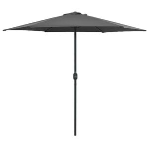 vidaXL Garden Parasol | Anthracite | Aluminium | 2.7m diameter