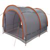 vidaXL Bike Storage Tent Grey and Orange 256 x 222 x 182 cm Taffeta