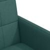 vidaXL Dining Chairs with Wheels 2 pcs Dark green 58 x 65 x 94 cm