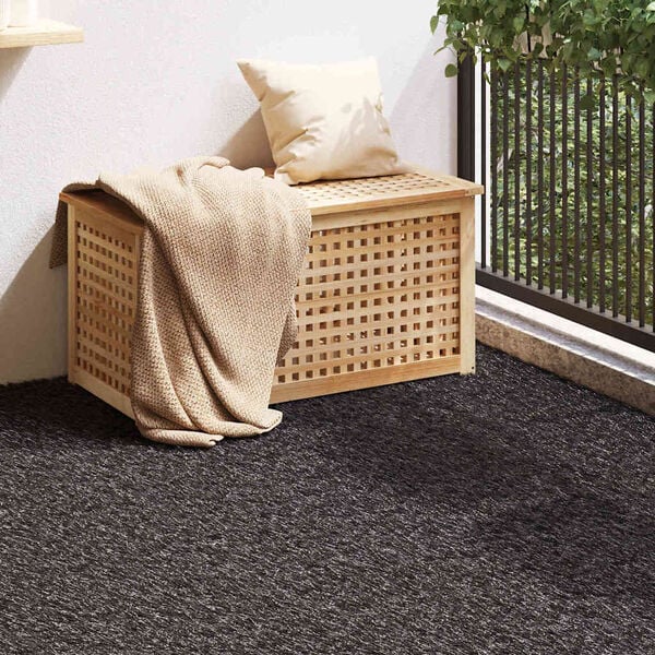 vidaXL Artificial Grass Black 500 x 100 x 4 cm Polypropylene