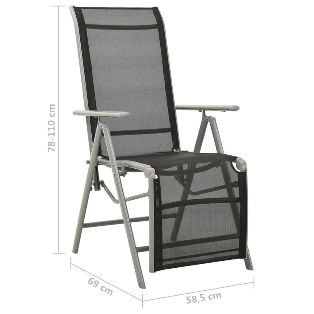Vidaxl reclining garden store chairs