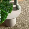 vidaXL Rug ZIZUR Beige 120x120 cm Jute Look Indoor and Outdoor