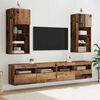 vidaXL Wall-mounted TV Cabinets 2 pcs Old Wood 40.5 x 30 x 90 cm