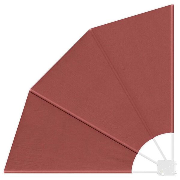 vidaXL Balcony Privacy Screen Terracotta 115 x 115 cm Polyester