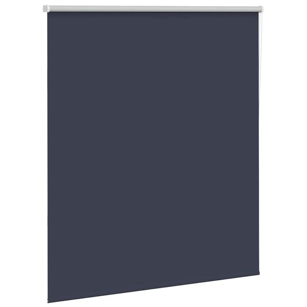 vidaXL Roller Blind Blackout Marine 125x130 cm Fabric Width 121.6 cm Polyester