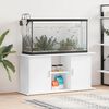 vidaXL Aquarium Stand White 121x41x58 cm Engineered Wood