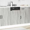 vidaXL Dishwasher Panel&nbsp;Kalmar&nbsp;Grey Sonoma 45x1.5x67 cm Engineered Wood