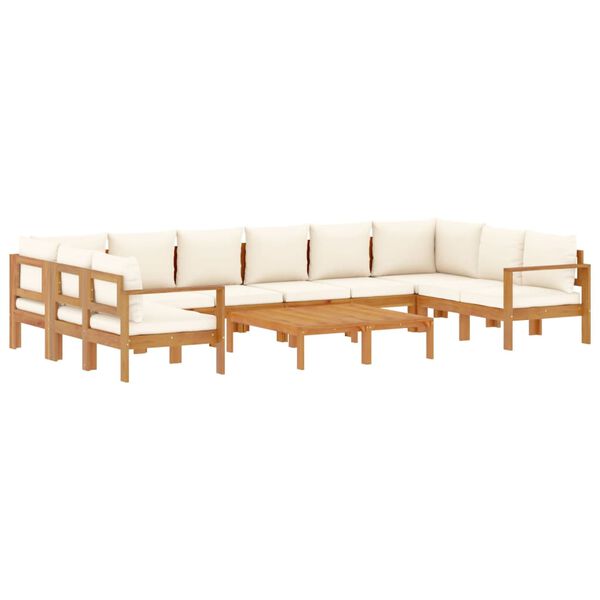 vidaXL 8 Piece Garden Sofa Set with Cushions Solid Wood Acacia