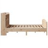 vidaXL Bookcase Bed without Mattress 150x200 cm King Size Solid Wood Pine