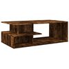 vidaXL Coffee Table Smoked Oak 102x55x35 cm Engineered Wood