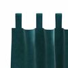 vidaXL Blackout Curtains 2 pcs Dark Green 140 x 140 cm Velvet