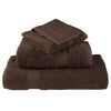 vidaXL Premium Guest Towels "SOLUND" 2 pcs Brown 30x50 cm 600 gsm