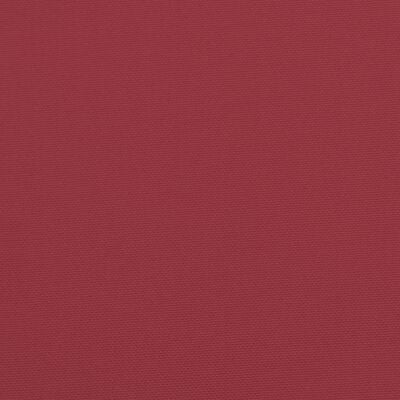 vidaXL Pallet Cushion 60x60x12 cm Wine Red Fabric