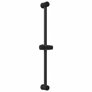 vidaXL Shower Head Holder Black 70 cm Stainless Steel