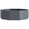 vidaXL Planter Anthracite 120 x 120 x 35 cm Steel