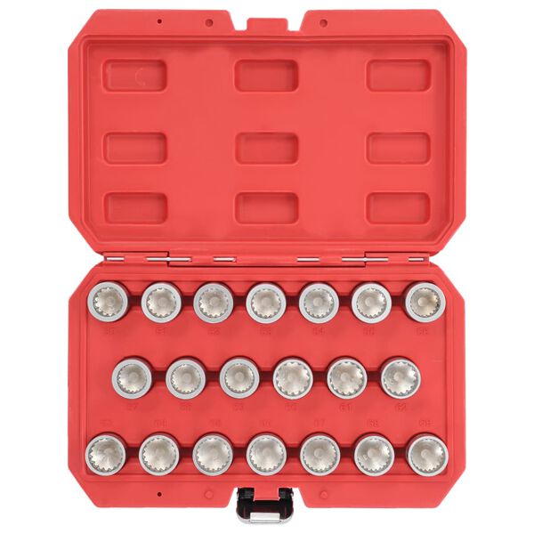 vidaXL 20 Piece Wheel Lock Tool Set for Porsche and VW Touareg
