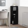 vidaXL Corner Cabinet Black 32x32x102cm Engineered Wood