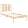 vidaXL Bed Frame without Mattress 100x200 cm Solid Wood Pine