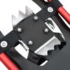 vidaXL 3 in 1 Snowshoes Red and Black 25 inches Aluminum and HDPE