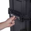 Keter Tool Storage Box with Connect Trolley and Rolling Systems Black