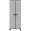 vidaXL Plastic Cabinet 68x39x171.5 cm Rattan Design