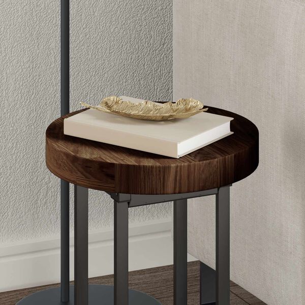 vidaXL Table Top Light Brown &Oslash; 30 x 4 cm Solid Oak Wood