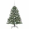 vidaXL Artificial Christmas Tree with 150 LEDs with Stand Green 120 cm