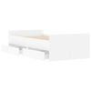 vidaXL Bed Frame with Drawers without Mattress White 90x200 cm
