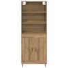vidaXL Highboard Artisan Oak 69.5 x 34 x 180 cm