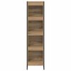 vidaXL Book Cabinet Artisian Oak 40 x 30 x 155 cm Engineered Wood