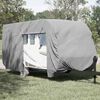vidaXL Caravan Cover Grey 550x250x220 cm Non-woven Fabric