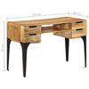 vidaXL Desk 110x50x76 cm Solid Mango Wood